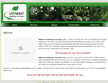 Tablet Screenshot of midwestlandscapeconcepts.com